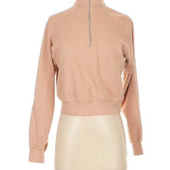 Fabletics Tan Zip Pullover XS - Picture 2 of 7